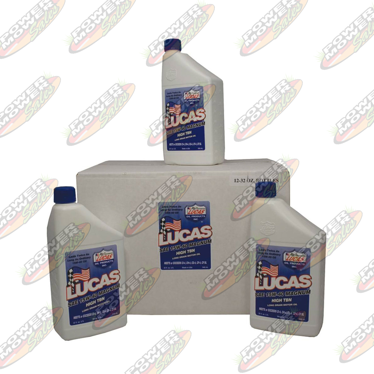 Magnum High TBN Motor Oil / SAE 15W-40, 12 Btls/1 Qt