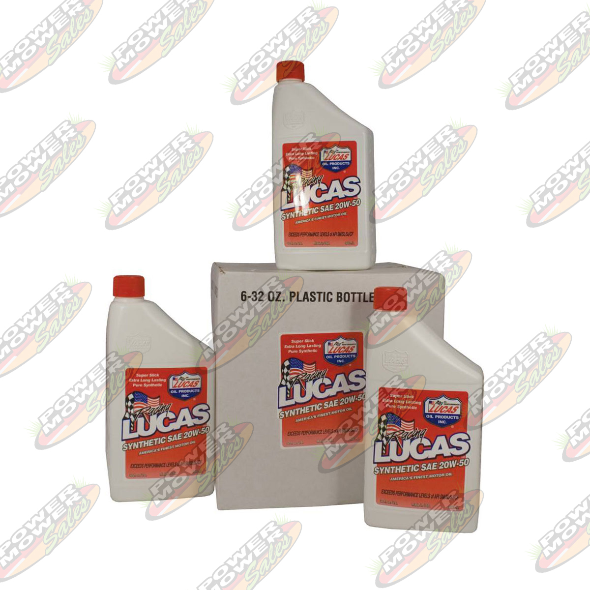 051-555 Synthetic Motor Oil / SAE 20W-50, Six 32 oz. bottles