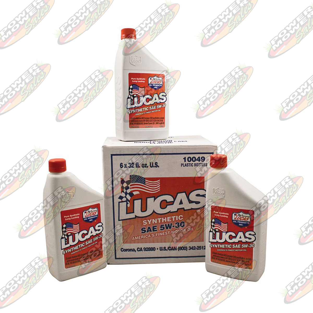 051-663 Synthetic Motor Oil / SAE 5W-30, Six 32 oz. bottles