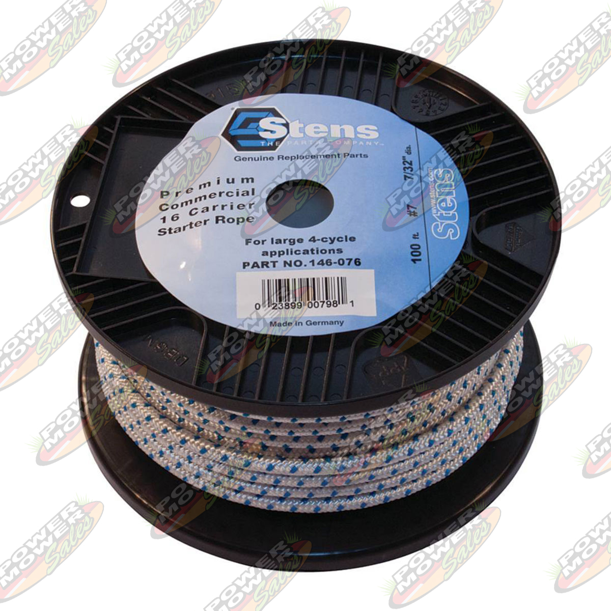 146-076 100' Solid Braid Starter Rope / #7 Solid Braid