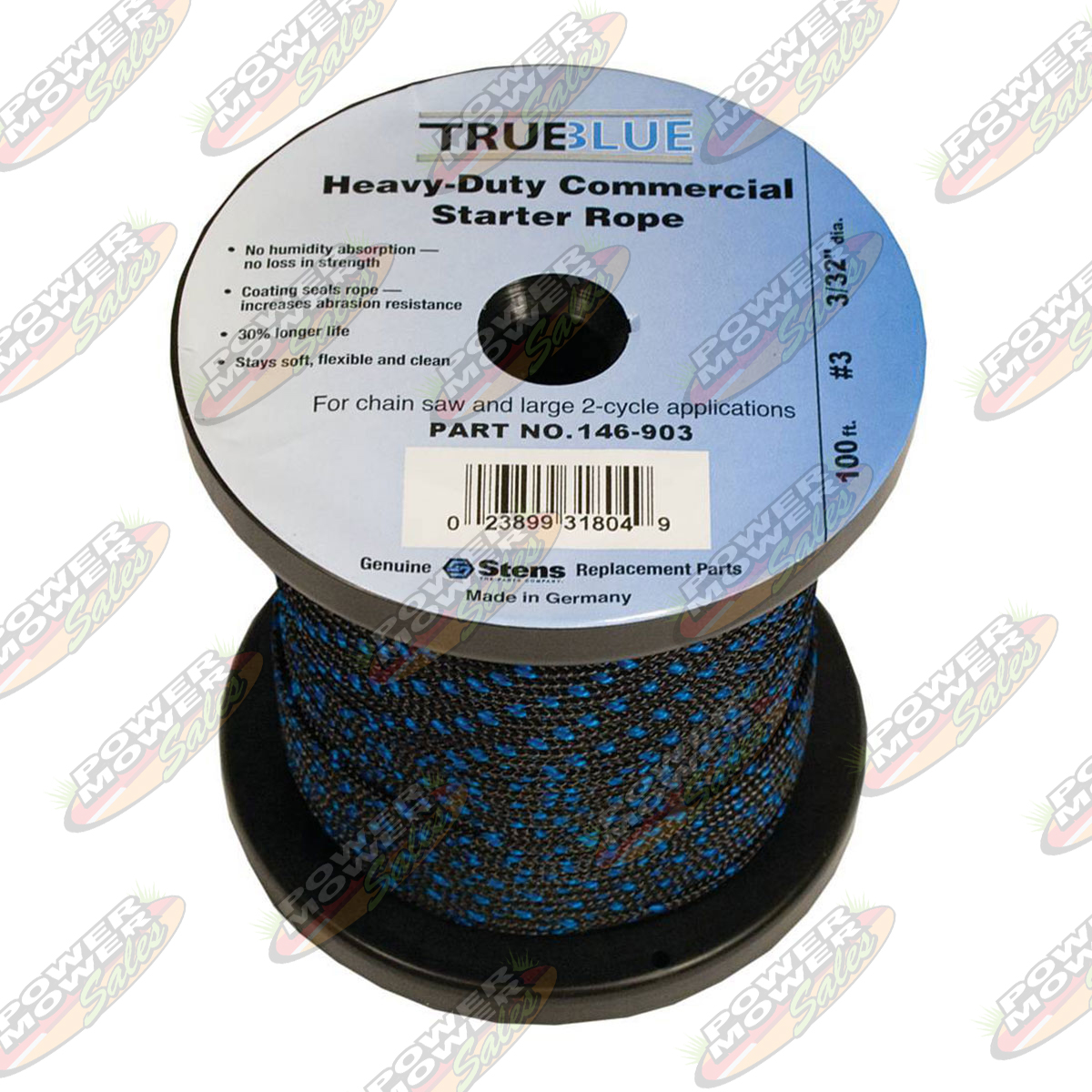 146-903 100' Starter Rope / #3 Solid Braid