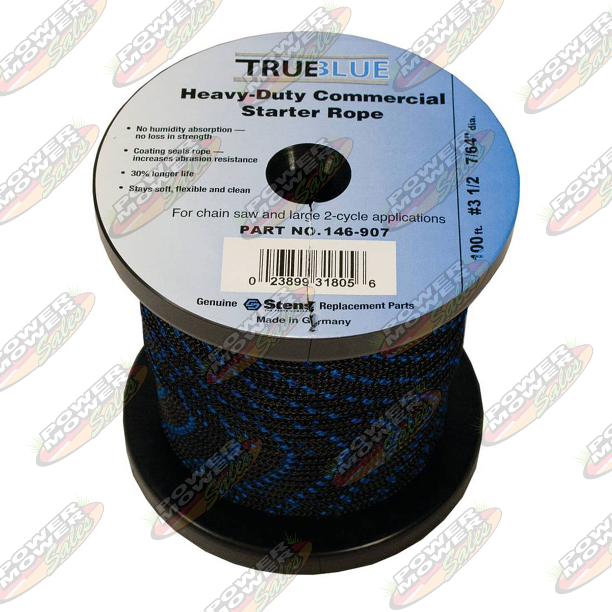 146-907 100' Starter Rope / #3 1/2 Solid Braid