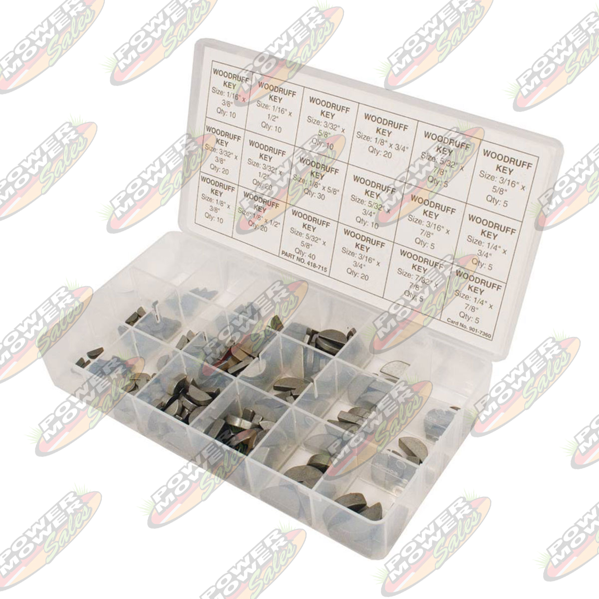 415-414 Woodruff Key Kit / 250 Piece Kit
