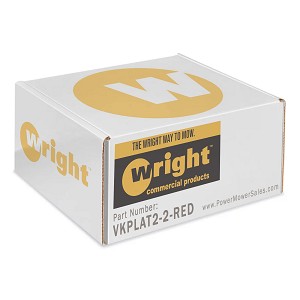 Wright VKPLAT2-2-RED RED FOOT PLATFORM, NO WHEEL