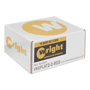 Wright VKXPLAT2-2-RED FOOT PLATFORM (NO WHEEL) X2