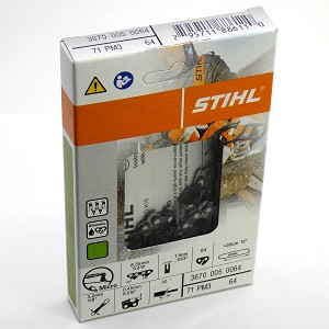Stihl 3670 005 0064 Picco Micro Chainsaw Chain Loop 71PM3 64 Drive Links