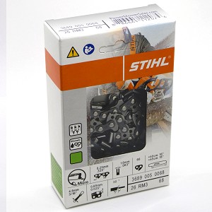 Stihl 3689 005 0068 Chainsaw Chain Loop 26RM3 68 Drive Links